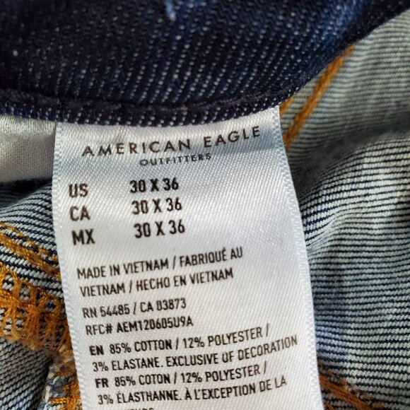 American Eagle Airflex 360 Jeans 29/30 waist 35 leg - Picture 13 of 14